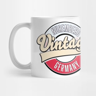 Nuremberg vintage style logo Mug